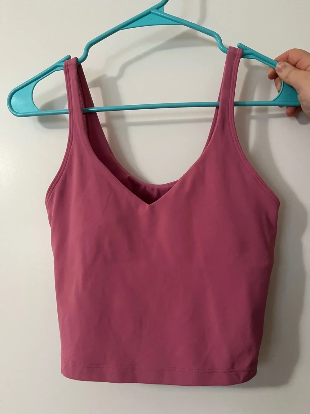 Align Crop Tank Top - Pink